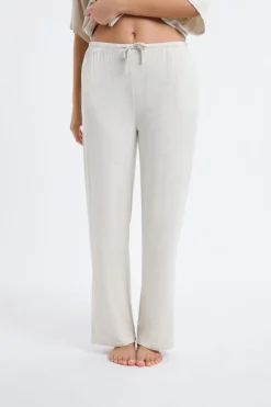 New ETAM Pantalón de pijama ancho de modal BEIGE