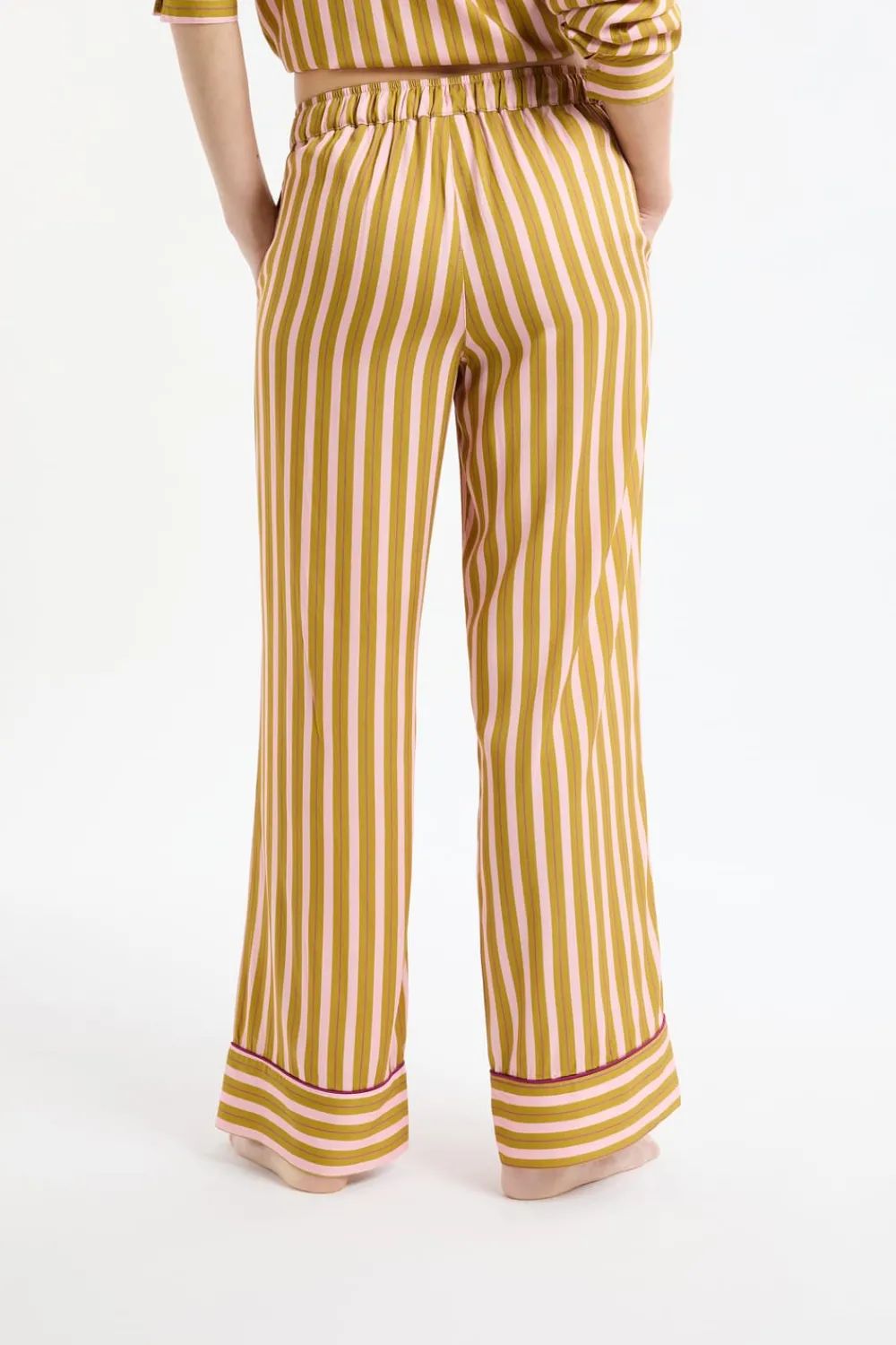 Sale ETAM Pantalón de pijama bicolor a rayas MULTICOLOR