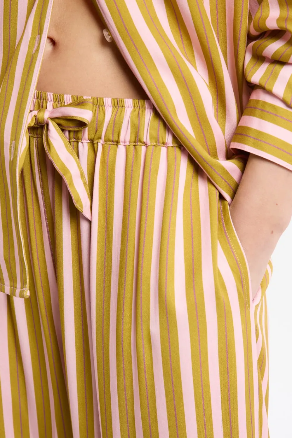 Sale ETAM Pantalón de pijama bicolor a rayas MULTICOLOR