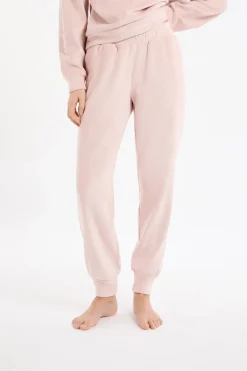 Sale ETAM Pantalón de pijama con cintura elástica ROSA EMPOLVADO