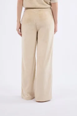 Best ETAM Pantalón de pijama con efecto terciopelo BEIGE