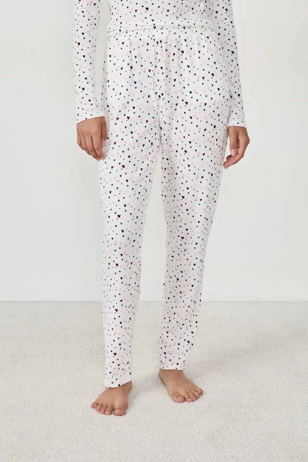 Best ETAM Pantalón de pijama con estampado de corazones MULTICOLOR