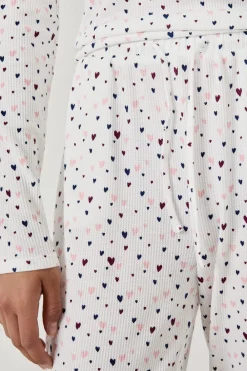 Best ETAM Pantalón de pijama con estampado de corazones MULTICOLOR