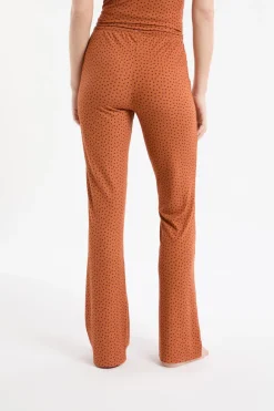 Sale ETAM Pantalón de pijama con estampado de corazones MARR&Oacute;N