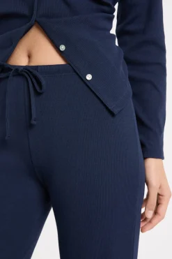 ETAM Pantalón de pijama de algodón AZUL REAL