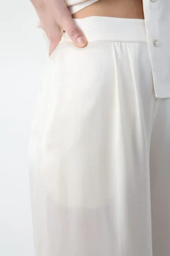 Hot ETAM Pantalón de pijama de seda PERLA