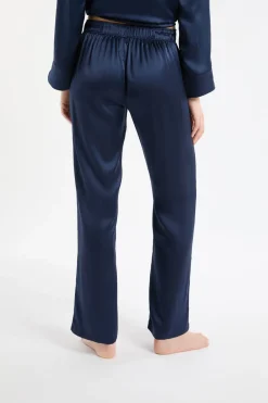 Discount ETAM Pantalón de pijama de seda TRANSPARENTE