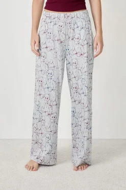 New ETAM Pantalón de pijama estampados GRIS