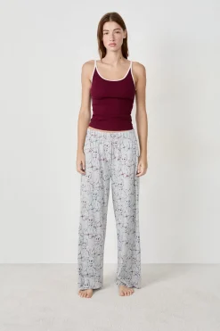 New ETAM Pantalón de pijama estampados GRIS