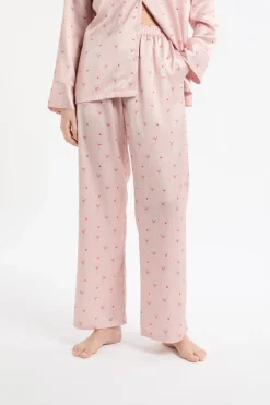 Clearance ETAM Pantalón de pijama estampado IMP FD crudo