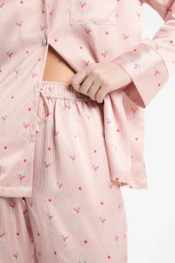 Clearance ETAM Pantalón de pijama estampado IMP FD crudo