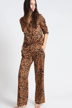 Outlet ETAM Pantalón de pijama estampado MARRON