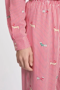Outlet ETAM Pantalón de pijama estampado ROJO