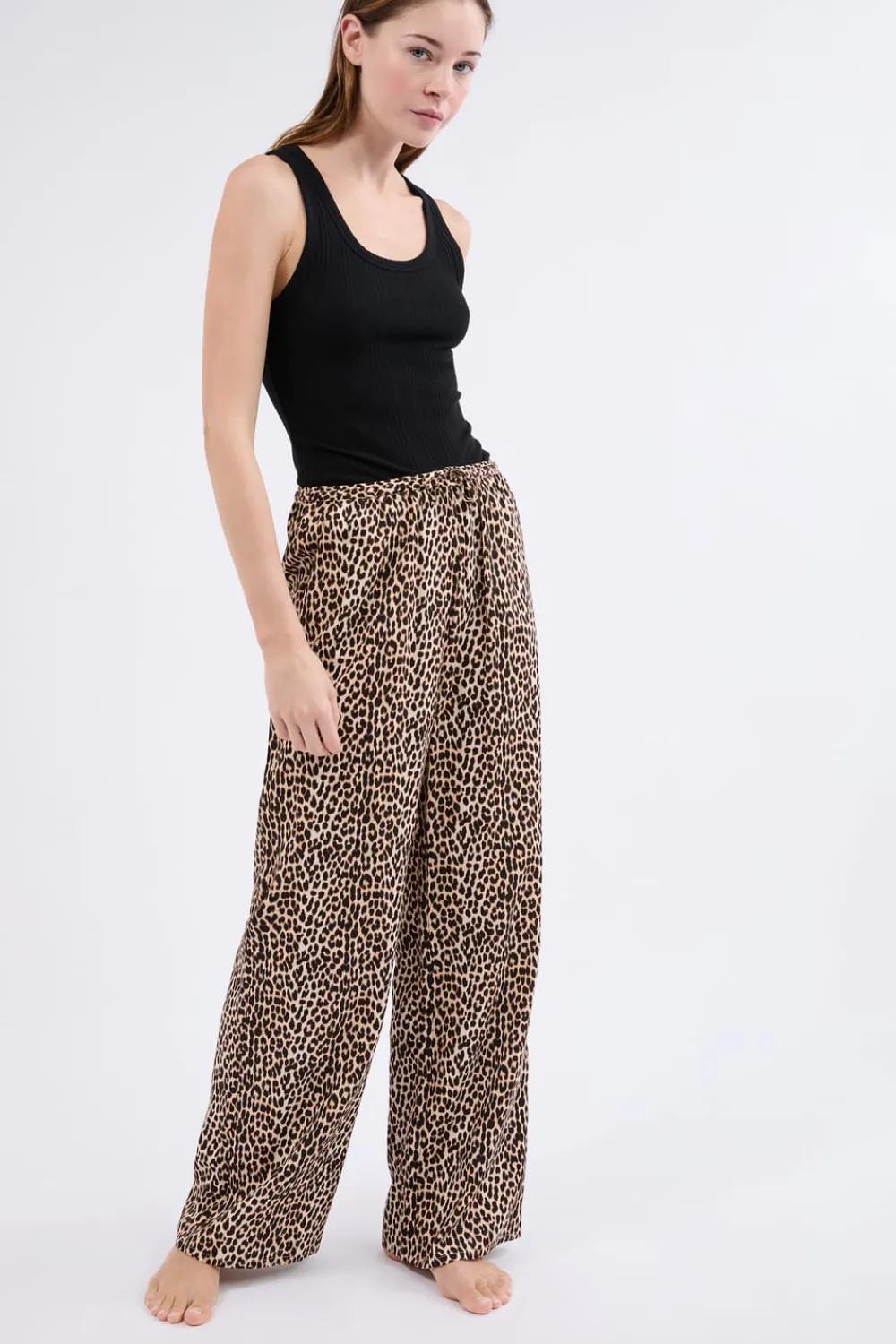 Discount ETAM Pantalón de pijama estampado MARRÓN
