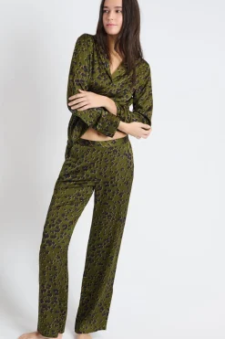 Outlet ETAM Pantalón de pijama estampado KAKI