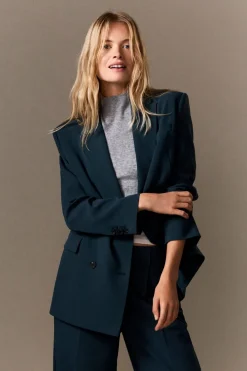 Discount ETAM Pantalón de traje ancho VERDE PATO