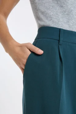 Discount ETAM Pantalón de traje ancho VERDE PATO