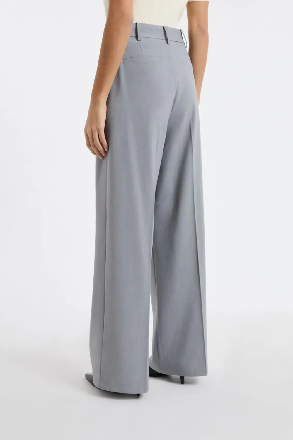 Hot ETAM Pantalón de traje ancho GRIS