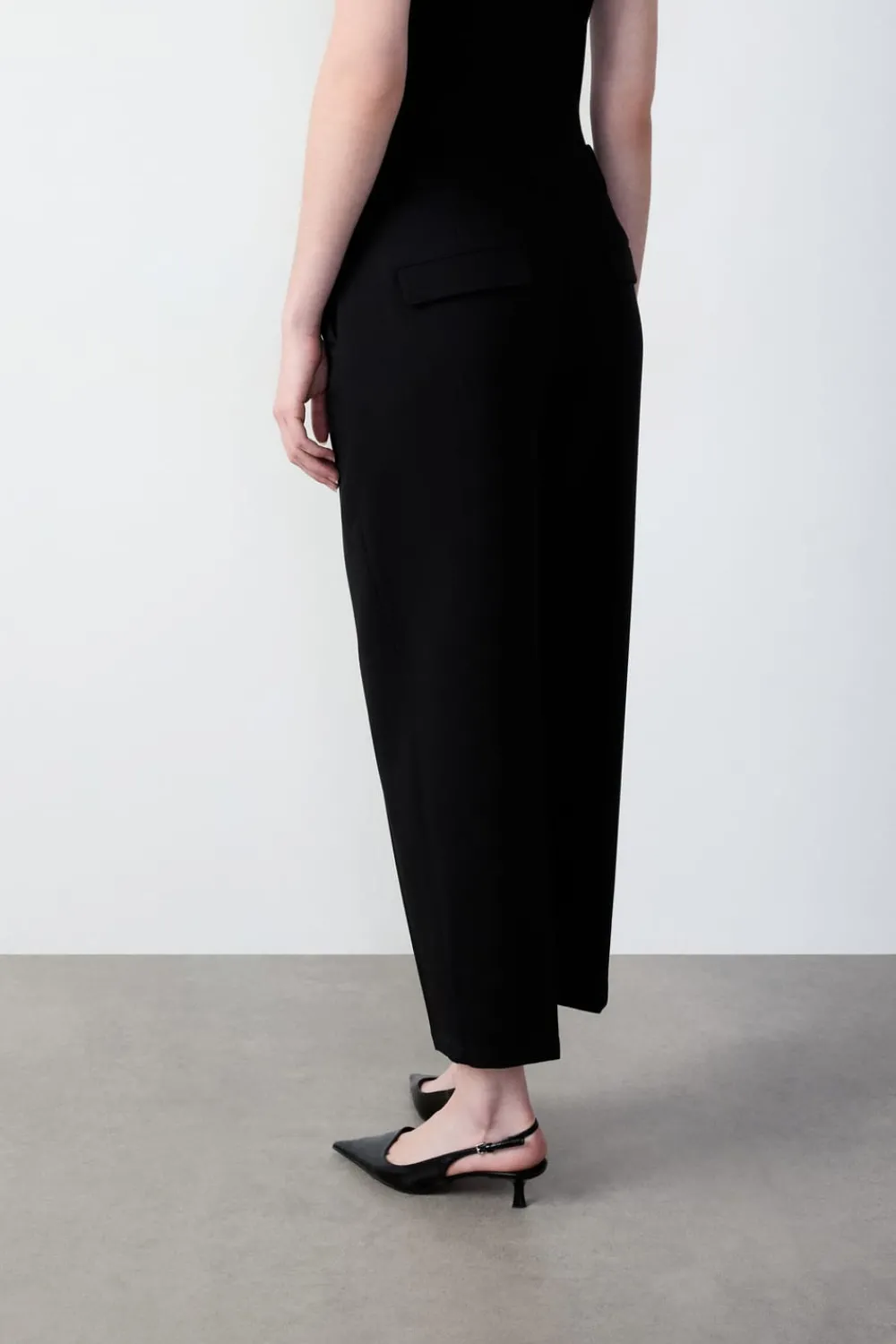 Discount ETAM Pantalón recto NEGRO