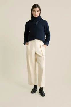 ETAM Pantalon coupe barrel LIN