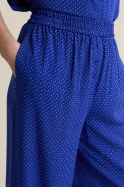 Sale ETAM Pantalon de pyjama à pois BLEU ROYAL