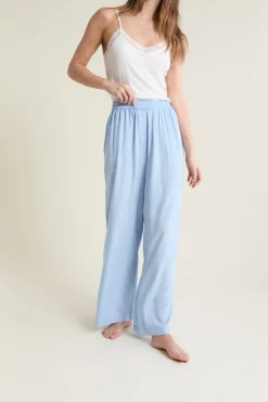 Sale ETAM Pantalon de pyjama à pois BLEU
