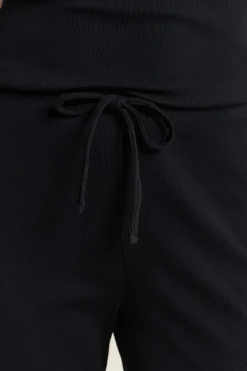 Outlet ETAM Pantalon de pyjama avec coton NOIR