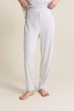 Best ETAM Pantalon de pyjama élastiqué GRIS CLAIR