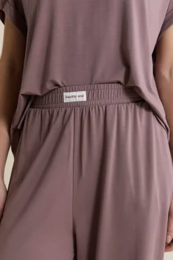 Online ETAM Pantalon de pyjama élastiqué TAUPE