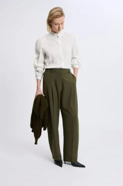 Outlet ETAM Pantalon large droit VERT