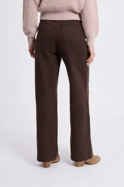 Clearance ETAM Pantalones anchos con cordón de algodón MARR&Oacute;N