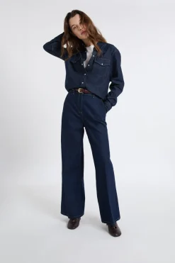 Online ETAM Pantalones vaqueros anchos de algodón JEAN DENIM