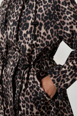 Best ETAM Parka estampado leopardo ESTAMPADO FONDO CRUDO