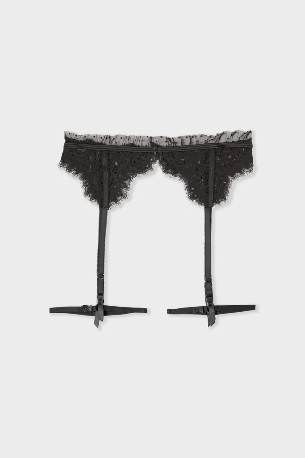 Sale ETAM Porte-jarretelles en dentelle NOIR