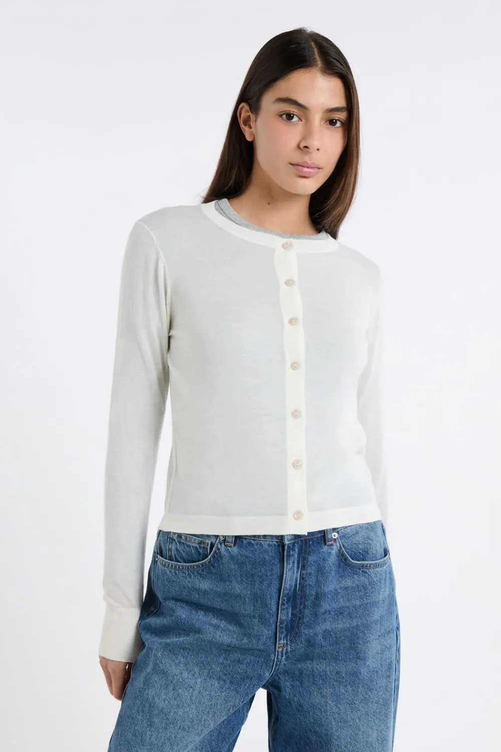 Clearance ETAM Rebeca de lana crudo
