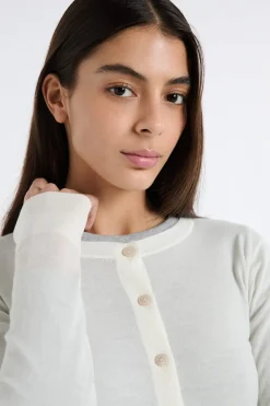 Clearance ETAM Rebeca de lana crudo