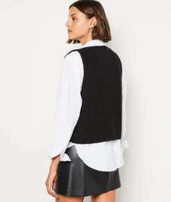 New ETAM Rebeca sin mangas NEGRO