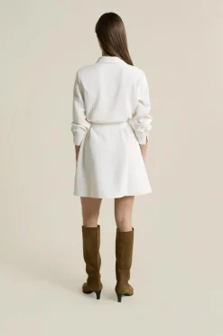 Clearance ETAM Robe ceinturée ECRU