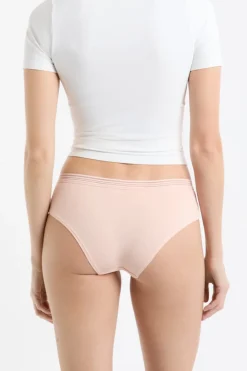Best ETAM Set de 3 bragas culottes de algodón MORADO
