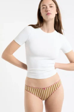 Discount ETAM Set de 3 bragas de algodón BLUSH