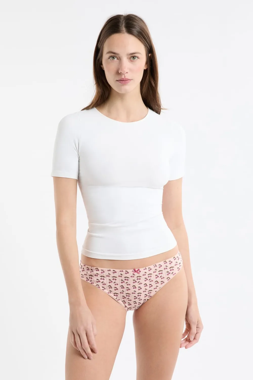 Best ETAM Set de 3 bragas de algodón ROSA EMPOLVADO