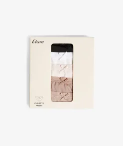 Sale ETAM Set de 5 braguitas de microfibra MULTICOLOR