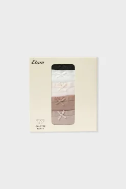 Sale ETAM Set de 5 braguitas de microfibra MULTICOLOR