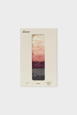 Sale ETAM Set de 7 brasileños de algodón MULTICOLOR