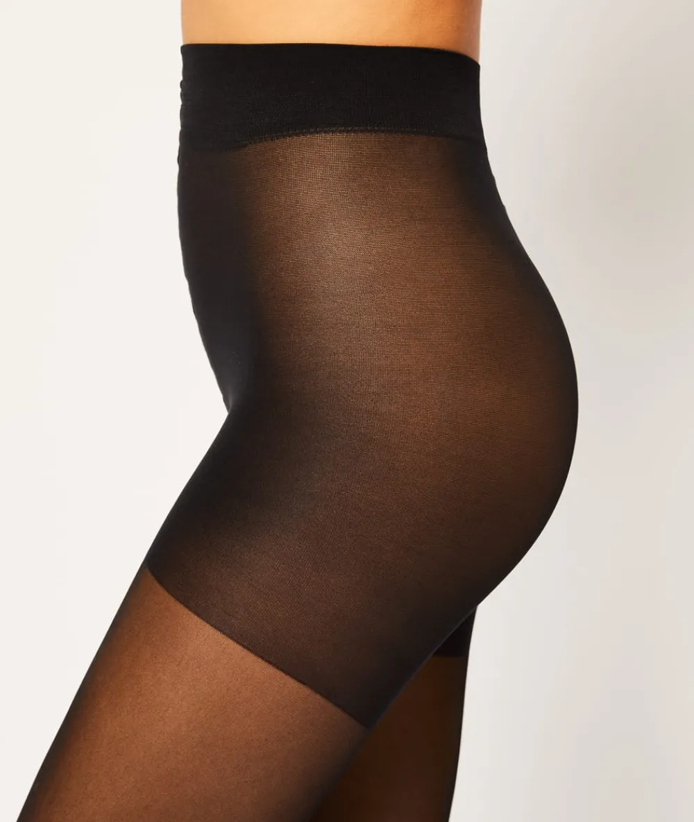 Online ETAM Set de 2 medias Essential - 15D NEGRO