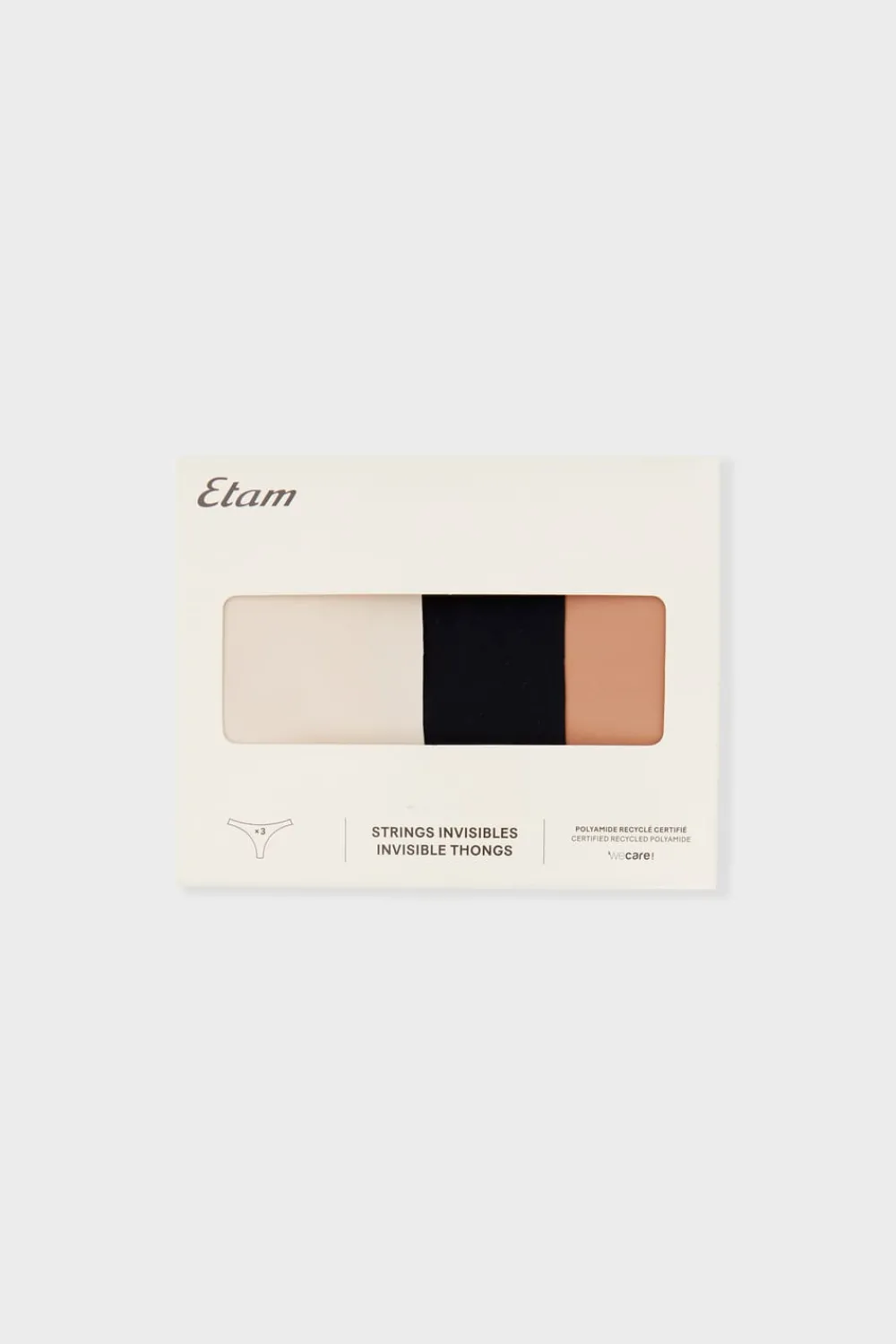 Sale ETAM Set de 3 tangas MULTICOLOR