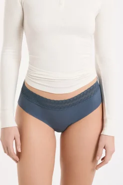 Online ETAM Shorty de algodón sin costuras AZUL PETR&Oacute;LEO