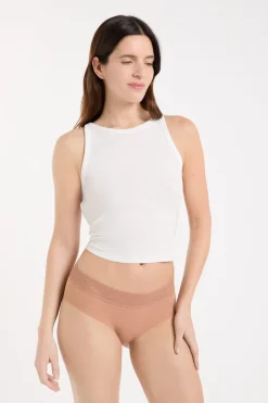 New ETAM Shorty de algodón sin costuras DUNE