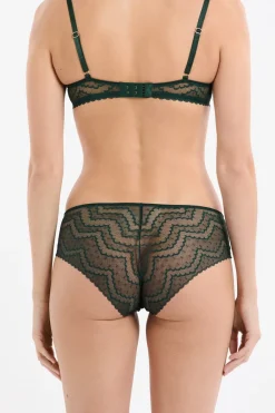 Best ETAM Shorty en dentelle EMERAUDE