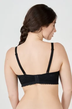 Best ETAM Soutien-gorge bandeau en dentelle NOIR